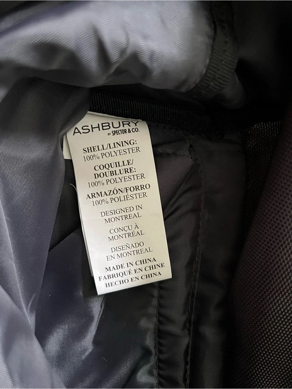 NWOT Ashbury dark gray flip top laptop backpack - Amazon corporate swag bag